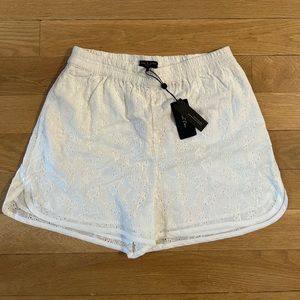 Rag & Bone white eyelet shorts size small new with tags!
